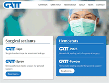 Tablet Screenshot of gatt-tech.com